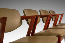 Load image into Gallery viewer, Set of Four ( 4 ) Danish Mid-Century Modern Model 42 Dining Chairs in Teak &amp; Leather by Kai Kristiansen, Denmark, c. 1960s-ABT Modern

