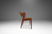 Load image into Gallery viewer, Set of Four ( 4 ) Danish Mid-Century Modern Model 42 Dining Chairs in Teak &amp; Leather by Kai Kristiansen, Denmark, c. 1960s-ABT Modern
