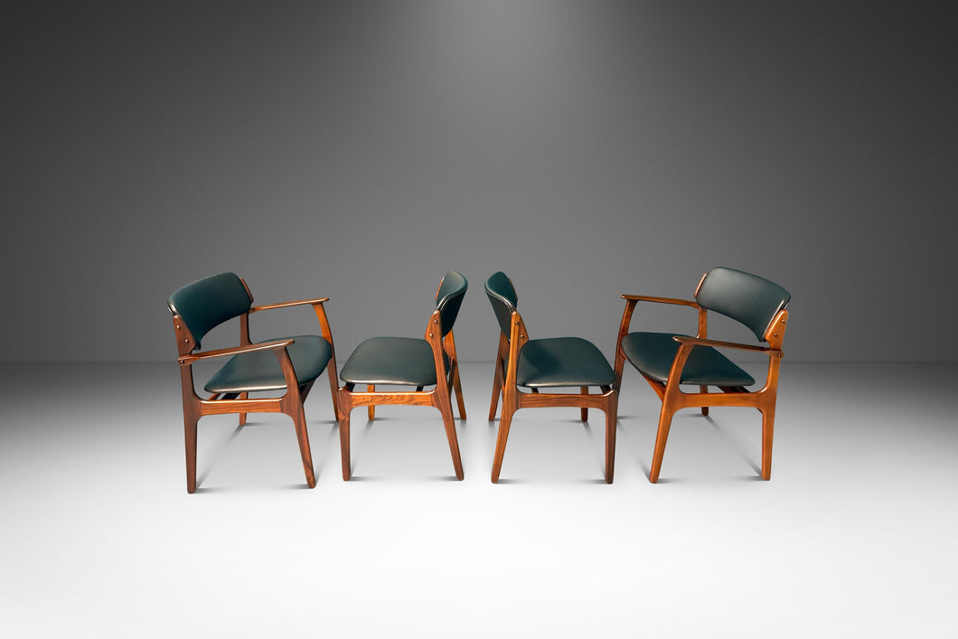 Set of Four (4) Danish Mid-Century Modern 