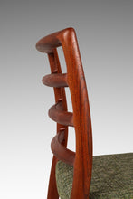 Load image into Gallery viewer, Set of Four (4) Danish Mid-Century Modern Model 85 Ladderback Dining Chairs in Teak by Niels Møller for J.L. Møller, Denmark, c. 1960s-ABT Modern
