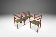 Load image into Gallery viewer, Set of Four (4) Danish Mid-Century Modern Model 85 Ladderback Dining Chairs in Teak by Niels Møller for J.L. Møller, Denmark, c. 1960s-ABT Modern
