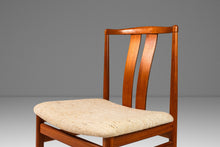 Load image into Gallery viewer, Set of Four ( 4 ) Danish Modern Dining Chairs in Teak w/ Original Oatmeal Knit Fabric by Vamdrup Stolefabrik, Denmark, c. 1960&#39;s-ABT Modern
