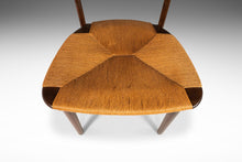 Load image into Gallery viewer, Set of Four (4) Danish Modern Dining Chairs in Walnut w/ Thrush Seats After Hans J. Wegner, c. 1960&#39;s-ABT Modern

