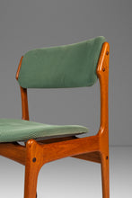 Load image into Gallery viewer, Set of Four (4) Danish Modern Model 49 Dining Chairs in Teak &amp; Original Fabric by Erik Buch for O. D. Møbler, Denmark, c. 1990s-ABT Modern
