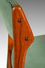 Load image into Gallery viewer, Set of Four (4) Danish Modern Model 49 Dining Chairs in Teak &amp; Original Fabric by Erik Buch for O. D. Møbler, Denmark, c. 1990s-ABT Modern
