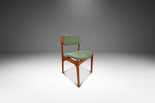 Load image into Gallery viewer, Set of Four (4) Danish Modern Model 49 Dining Chairs in Teak &amp; Original Fabric by Erik Buch for O. D. Møbler, Denmark, c. 1990s-ABT Modern
