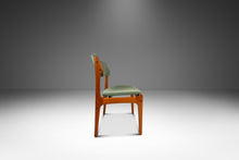Load image into Gallery viewer, Set of Four (4) Danish Modern Model 49 Dining Chairs in Teak &amp; Original Fabric by Erik Buch for O. D. Møbler, Denmark, c. 1990s-ABT Modern
