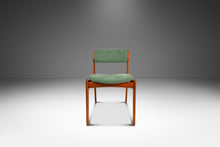 Load image into Gallery viewer, Set of Four (4) Danish Modern Model 49 Dining Chairs in Teak &amp; Original Fabric by Erik Buch for O. D. Møbler, Denmark, c. 1990s-ABT Modern
