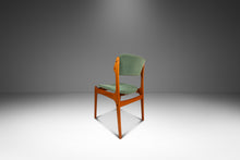 Load image into Gallery viewer, Set of Four (4) Danish Modern Model 49 Dining Chairs in Teak &amp; Original Fabric by Erik Buch for O. D. Møbler, Denmark, c. 1990s-ABT Modern
