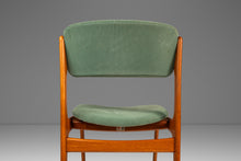 Load image into Gallery viewer, Set of Four (4) Danish Modern Model 49 Dining Chairs in Teak &amp; Original Fabric by Erik Buch for O. D. Møbler, Denmark, c. 1990s-ABT Modern
