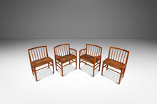 Load image into Gallery viewer, Set of Four (4) Early Danish Modern Model J81 &amp; J80 Dining Chairs in Oak by Jørgen Baekmark for FDB Møbler, Denmark, c. 1950s-ABT Modern
