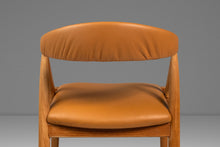 Load image into Gallery viewer, Set of Four (4) Mid-Century Danish Modern Model 31 Dining Chairs in Teak &amp; Leather by Kai Kristiansen for Schou Andersen, Denmark, c. 1960s-ABT Modern
