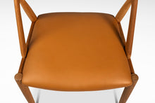 Load image into Gallery viewer, Set of Four (4) Mid-Century Danish Modern Model 31 Dining Chairs in Teak &amp; Leather by Kai Kristiansen for Schou Andersen, Denmark, c. 1960s-ABT Modern
