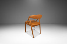 Load image into Gallery viewer, Set of Four (4) Mid-Century Danish Modern Model 31 Dining Chairs in Teak &amp; Leather by Kai Kristiansen for Schou Andersen, Denmark, c. 1960s-ABT Modern
