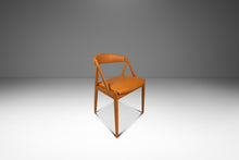 Load image into Gallery viewer, Set of Four (4) Mid-Century Danish Modern Model 31 Dining Chairs in Teak &amp; Leather by Kai Kristiansen for Schou Andersen, Denmark, c. 1960s-ABT Modern
