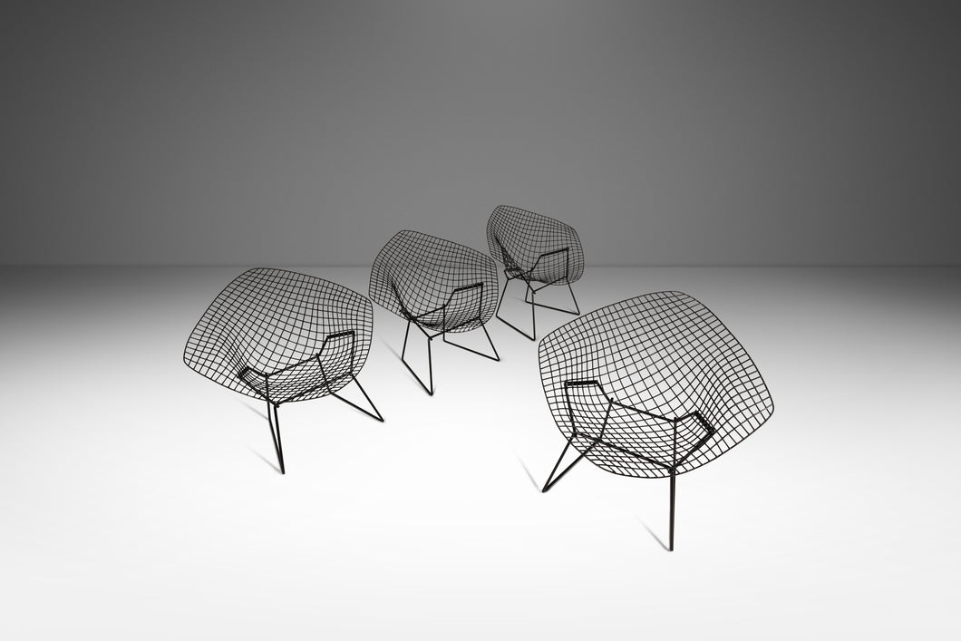 Set of Four (4) Mid-Century Modern 