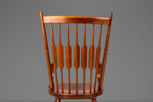 Load image into Gallery viewer, Set of Four (4) Mid-Century Modern Windsor "Centennial" Dining Armchairs in Solid Walnut by Kipp Stewart for Drexel, USA, c. 1960's-ABT Modern
