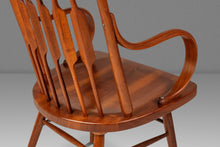 Load image into Gallery viewer, Set of Four (4) Mid-Century Modern Windsor "Centennial" Dining Armchairs in Solid Walnut by Kipp Stewart for Drexel, USA, c. 1960's-ABT Modern
