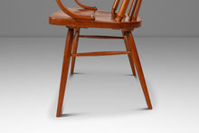 Load image into Gallery viewer, Set of Four (4) Mid-Century Modern Windsor "Centennial" Dining Armchairs in Solid Walnut by Kipp Stewart for Drexel, USA, c. 1960's-ABT Modern
