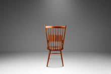 Load image into Gallery viewer, Set of Four (4) Mid-Century Modern Windsor "Centennial" Dining Armchairs in Solid Walnut by Kipp Stewart for Drexel, USA, c. 1960's-ABT Modern
