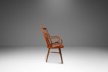 Load image into Gallery viewer, Set of Four (4) Mid-Century Modern Windsor "Centennial" Dining Armchairs in Solid Walnut by Kipp Stewart for Drexel, USA, c. 1960's-ABT Modern
