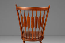 Load image into Gallery viewer, Set of Four (4) Mid-Century Modern Windsor "Centennial" Dining Side Chairs in Solid Walnut by Kipp Stewart for Drexel, USA, c. 1960's-ABT Modern
