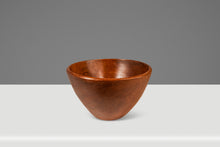 Load image into Gallery viewer, Set of Four ( 4 ) Mid-Century Organic Modern Wood-Turned Salad / Serving Bowls in Solid Burmese Teak, c. 1970's-ABT Modern
