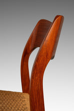 Load image into Gallery viewer, Set of Four ( 4 ) Møller Model #71 Dining Chairs in Teak &amp; Paper Cord by Niels Møller for J.L. Møllers Møbelfabrik, Denmark, 1960&#39;s-ABT Modern
