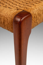 Load image into Gallery viewer, Set of Four ( 4 ) Møller Model #71 Dining Chairs in Teak &amp; Paper Cord by Niels Møller for J.L. Møllers Møbelfabrik, Denmark, 1960&#39;s-ABT Modern
