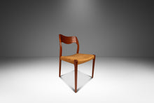 Load image into Gallery viewer, Set of Four ( 4 ) Møller Model #71 Dining Chairs in Teak &amp; Paper Cord by Niels Møller for J.L. Møllers Møbelfabrik, Denmark, 1960&#39;s-ABT Modern
