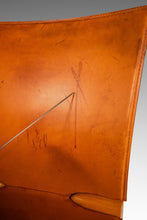 Load image into Gallery viewer, Set of Four (4) Patinaed Italian Scadinavian Modern 'Cos' Dining Chairs in Beech &amp; Leather by Josep Lluscà for Cassina, Italy, c. 1990s-ABT Modern
