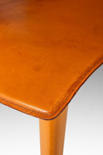 Load image into Gallery viewer, Set of Four (4) Patinaed Italian Scadinavian Modern 'Cos' Dining Chairs in Beech &amp; Leather by Josep Lluscà for Cassina, Italy, c. 1990s-ABT Modern
