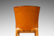 Load image into Gallery viewer, Set of Four (4) Patinaed Italian Scadinavian Modern 'Cos' Dining Chairs in Beech &amp; Leather by Josep Lluscà for Cassina, Italy, c. 1990s-ABT Modern
