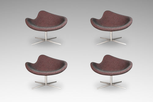 Set of Four (4) Postmodern Swivel-Base 