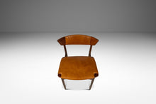 Load image into Gallery viewer, Set of Four (4) Rare Mid-Century Danish Modern Dining Chairs in Beech &amp; Leather by Ib Kofod-Larsen for Selig, Denmark, c. 1960s-ABT Modern
