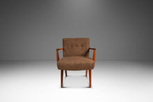 Load image into Gallery viewer, Set of Four (4) Rare Mid-Century Modern Model C-108 Armchairs in Walnut &amp; Brown Bouclé by Jens Risom for Jens Risom Design, USA, c. 1950s-ABT Modern

