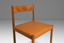 Load image into Gallery viewer, Set of Four (4) Restored Mid-Century Danish Modern Dining Chairs in Teak &amp; Leather Poul M. Volther for Frem Røjle, Denmark, c. 1960's-ABT Modern

