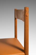 Load image into Gallery viewer, Set of Four (4) Restored Mid-Century Danish Modern Dining Chairs in Teak &amp; Leather Poul M. Volther for Frem Røjle, Denmark, c. 1960's-ABT Modern
