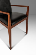 Load image into Gallery viewer, Set of Four (4) Restored Mid-Century Modern High-Back Dining Chairs in Walnut &amp; Vinyl by Milo Baughman for Dillingham, USA, c. 1960s-ABT Modern
