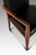 Load image into Gallery viewer, Set of Four (4) Restored Mid-Century Modern High-Back Dining Chairs in Walnut &amp; Vinyl by Milo Baughman for Dillingham, USA, c. 1960s-ABT Modern
