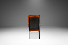 Load image into Gallery viewer, Set of Four (4) Restored Mid-Century Modern High-Back Dining Chairs in Walnut &amp; Vinyl by Milo Baughman for Dillingham, USA, c. 1960s-ABT Modern
