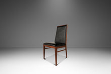 Load image into Gallery viewer, Set of Four (4) Restored Mid-Century Modern High-Back Dining Chairs in Walnut &amp; Vinyl by Milo Baughman for Dillingham, USA, c. 1960s-ABT Modern
