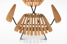 Load image into Gallery viewer, Set of Four (4) Restored Mid-Century Modern Wrought Iron &amp; Birch Chairs by Arthur Umanoff, USA, c. 1960s-ABT Modern
