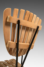 Load image into Gallery viewer, Set of Four (4) Restored Mid-Century Modern Wrought Iron &amp; Birch Chairs by Arthur Umanoff, USA, c. 1960s-ABT Modern
