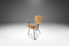 Load image into Gallery viewer, Set of Four (4) Restored Mid-Century Modern Wrought Iron &amp; Birch Chairs by Arthur Umanoff, USA, c. 1960s-ABT Modern

