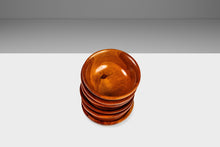 Load image into Gallery viewer, Set of Seven (7) Mid-Century Organic Modern Wood-Turned Serving Bowles in Solid Cherry Wood, USA, c. 1980&#39;s-ABT Modern
