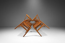 Load image into Gallery viewer, Set of Six ( 6 ) Bespoke CH24 Wishbone Dining Chairs in Oak &amp; Leather by Hans Wegner for Carl Hansen and Søn, Denmark, c. 1960s-ABT Modern

