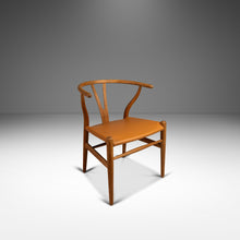 Load image into Gallery viewer, Set of Six ( 6 ) Bespoke CH24 Wishbone Dining Chairs in Oak &amp; Leather by Hans Wegner for Carl Hansen and Søn, Denmark, c. 1960s-ABT Modern
