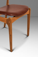 Load image into Gallery viewer, Set of Six (6) Bespoke Danish Modern Model 49 Dining Chairs in Teak &amp; New Leather by Erik Buch for O. D. Møbler, Denmark, c. 1960s-ABT Modern
