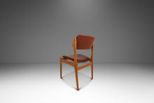Load image into Gallery viewer, Set of Six (6) Bespoke Danish Modern Model 49 Dining Chairs in Teak &amp; New Leather by Erik Buch for O. D. Møbler, Denmark, c. 1960s-ABT Modern
